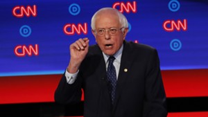 Sen. Bernie Sanders at the debate