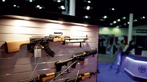 A Century International Arms booth at last April's National Rifle Association convention in Indianapolis