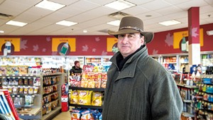 R.L. Vallee CEO Skip Vallee inside a Maplefields convenience store in Colchester
