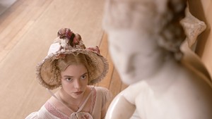 STAREDOWN Taylor-Joy plays an influencer with a ruthless appetite for perfection in the new adaptation of Austen’s novel.