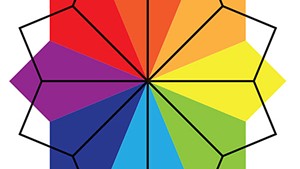 Helen Day Art Center color wheel