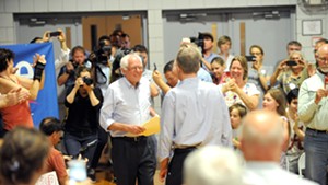 Sen. Bernie Sanders in New Hampshire in September