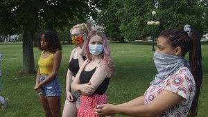 Stuck in Vermont: Young Activists Hold Black Lives Matter Vigil in Lyndonville