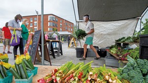 The Capital City Farmers Market on Taylor Street earlier this year