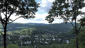 Woodstock from the summit of Mount Tom