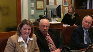 Reps. Diane Lanpher, Robert Helm and Chuck Pearce