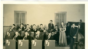 The Blue Jackets, a Northfield dance band in which Robert Cole played guitar, circa 1934