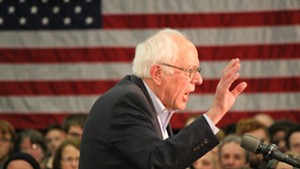 Sen. Bernie Sanders Sunday in Waterloo, Iowa