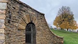 Receiving vault at Prospect Cemetery in Vergennes