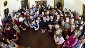Good Citizens with Gov. Phil Scott at the Statehouse in March, 2019.