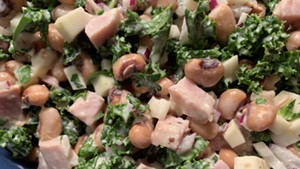 Black-Eyed Pea, Kale and Celery Root Salad