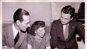 Left to right: John French, Ruth Reynolds Freeman, William Freeman