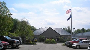 An administrative building at the Northern State Correctional Facility