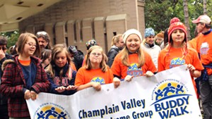 Participants in the 11th annual Champlain Valley Down Syndrome Group Buddy Walk