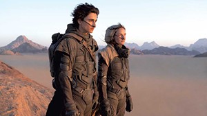 SAND TRAP Chalamet and Ferguson fight to survive the desert &mdash; and reams of exposition &mdash; in Villeneuve's sci-fi adaptation.