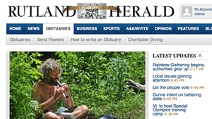 Rutland Herald website