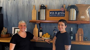 Wit &amp; grit. co-owners Hannah Arias (left) and Ericka Grygowski
