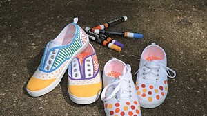 Painted Sneakers