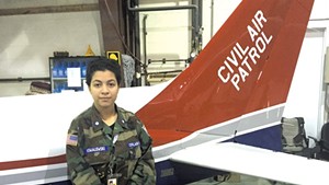 A Motivated Young Cadet Takes to the Sky