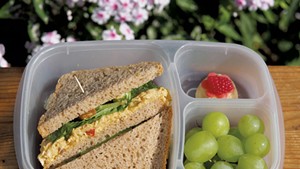 Coronation Chicken leftovers can be used in a school lunch