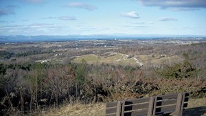 The view from Sucker Brook's Five Tree Hill overlook