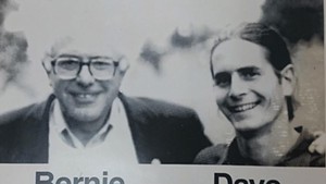 Undated photo of Sen. Bernie Sanders and Sen. David Zuckerman from a previous campaign