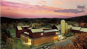 Artist's rendering of the Center for the Arts at Walker Farm