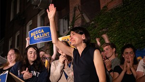 State Sen. Becca Balint after winning Tuesday