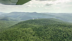The Green Mountain Forest area, near an existing Searsburg wind project, where a 15-turbine project is planned.