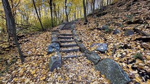 A fall walk up Mount Philo