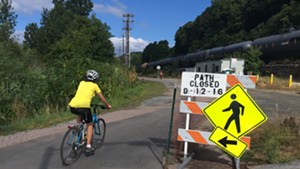 The capital bond would fund additional repaving of the Burlington Bike Path.