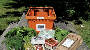 Intervale Food Hub basket in 2017