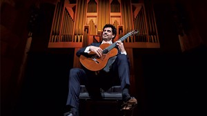 Pablo S&aacute;inz-Villegas at the University of Vermont Recital Hall