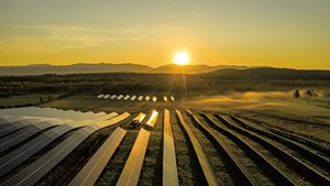 A solar field in Sudbury