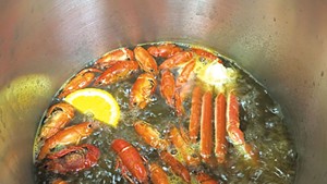 Shellfish boil at M-Saigon Restaurant