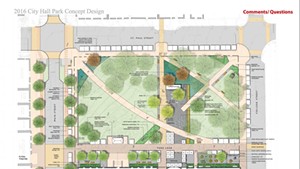 City Hall Park design