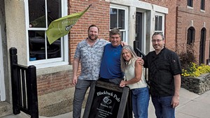 From left: Ehren Hill, Dave Juenker, Lynn Mason and Cory Swafford of Blackback Pub