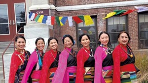 Women at the Tibetan Festival