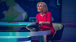 Gillian Anderson is tough as nails as British anchor Emily Maitlis in this drama about a disastrous royal interview.