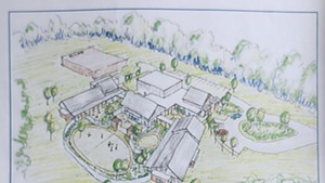 A rendering of the proposed facility