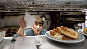 Jean Hayes at Birdseye Diner in Castleton