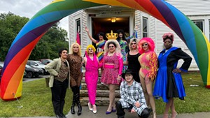 Emoji Nightmare & drag performers at Bethel Pridefest