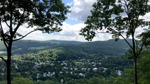 Woodstock from the summit of Mount Tom