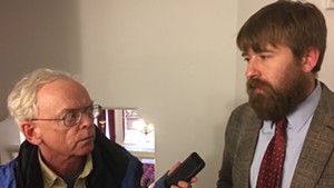 VTDigger’s Mark Johnson interviews Paul Heintz of Seven Days and the Vermont Press Association after Wednesday’s House vote on S.96.