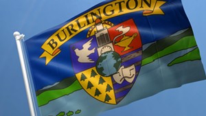 Current Burlington flag