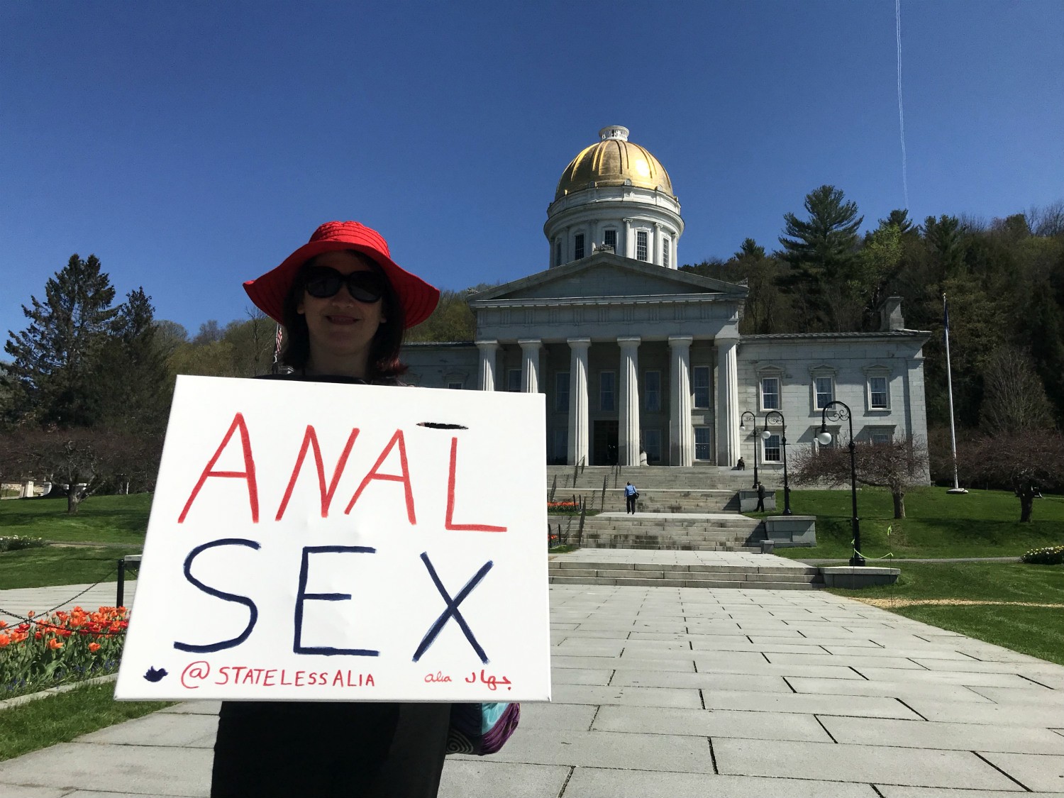 Montpeculiar: A Message of 'Anal Sex' in Front of the Statehouse | Off  Message
