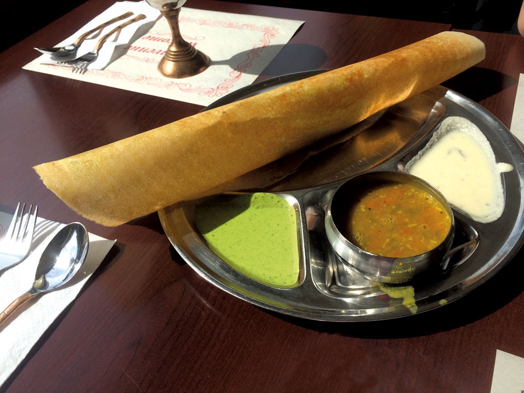 Dosa at Indian Curry House - ALICE LEVITT