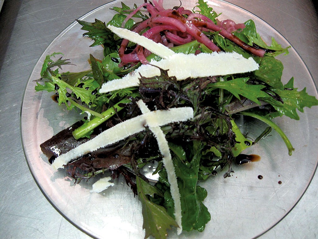 House salad at Woods Lodge - COURTESY OF WOODS LODGE