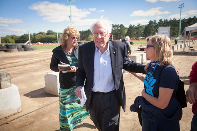 Sen. Bernie Sanders last year in Wisconsin - FILE: ERIC TADSEN