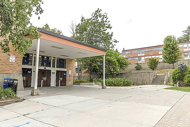Burlington High School's Institute Road campus - FILE: OLIVER PARINI ©️ SEVEN DAYS